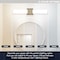 Luxrite 24 Inch Square LED Vanity Light Over Mirror Brushed Nickel 5CCT 2700K-5000K 24W 1500LM Dimmable ETL LR32176-1PK - alternate 2